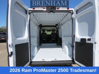 2026 RAM Ram ProMaster RAM PROMASTER 2500 TRADESMAN CARGO VAN HIGH ROOF 159' WB