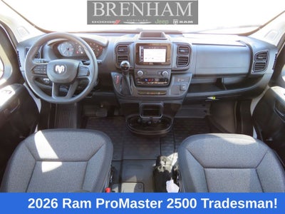 2026 RAM Ram ProMaster RAM PROMASTER 2500 TRADESMAN CARGO VAN HIGH ROOF 159' WB
