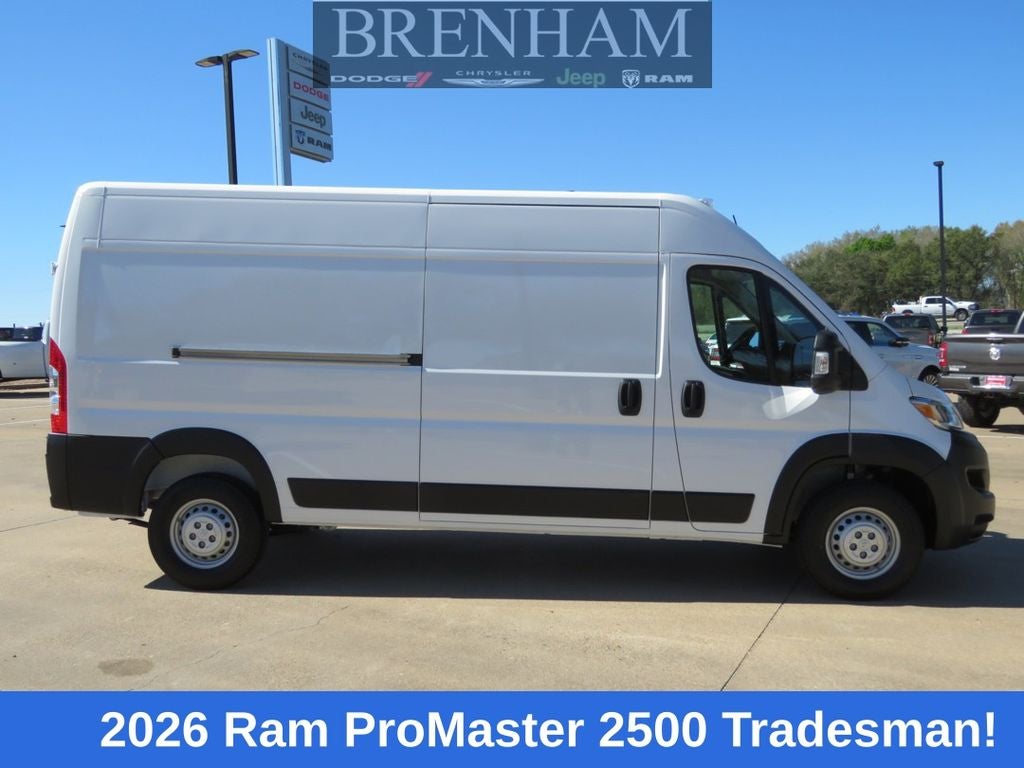2026 RAM Ram ProMaster RAM PROMASTER 2500 TRADESMAN CARGO VAN HIGH ROOF 159' WB