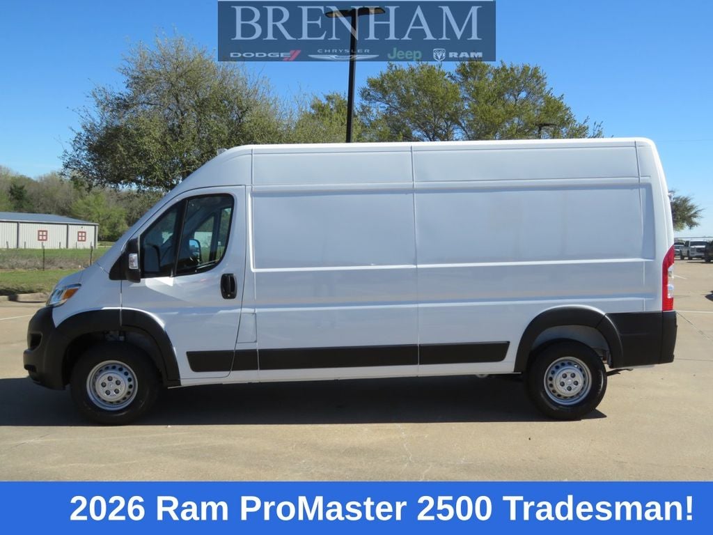 2026 RAM Ram ProMaster RAM PROMASTER 2500 TRADESMAN CARGO VAN HIGH ROOF 159' WB