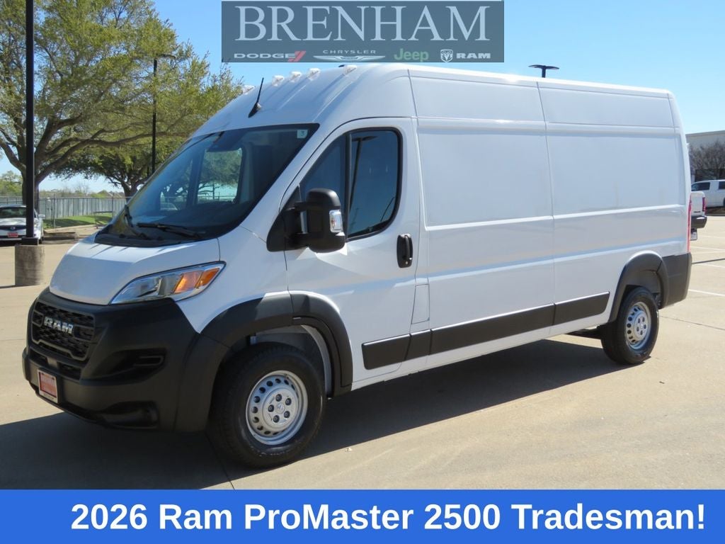 2026 RAM Ram ProMaster RAM PROMASTER 2500 TRADESMAN CARGO VAN HIGH ROOF 159' WB