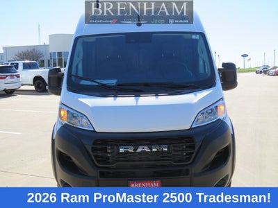 2026 RAM Ram ProMaster RAM PROMASTER 2500 TRADESMAN CARGO VAN HIGH ROOF 159' WB