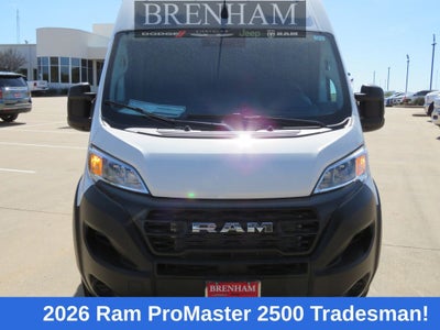 2026 RAM Ram ProMaster RAM PROMASTER 2500 TRADESMAN CARGO VAN HIGH ROOF 159' WB