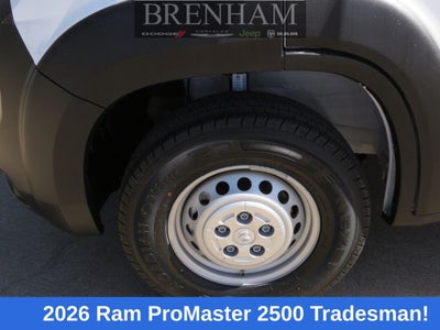 2026 RAM Ram ProMaster RAM PROMASTER 2500 TRADESMAN CARGO VAN HIGH ROOF 159' WB