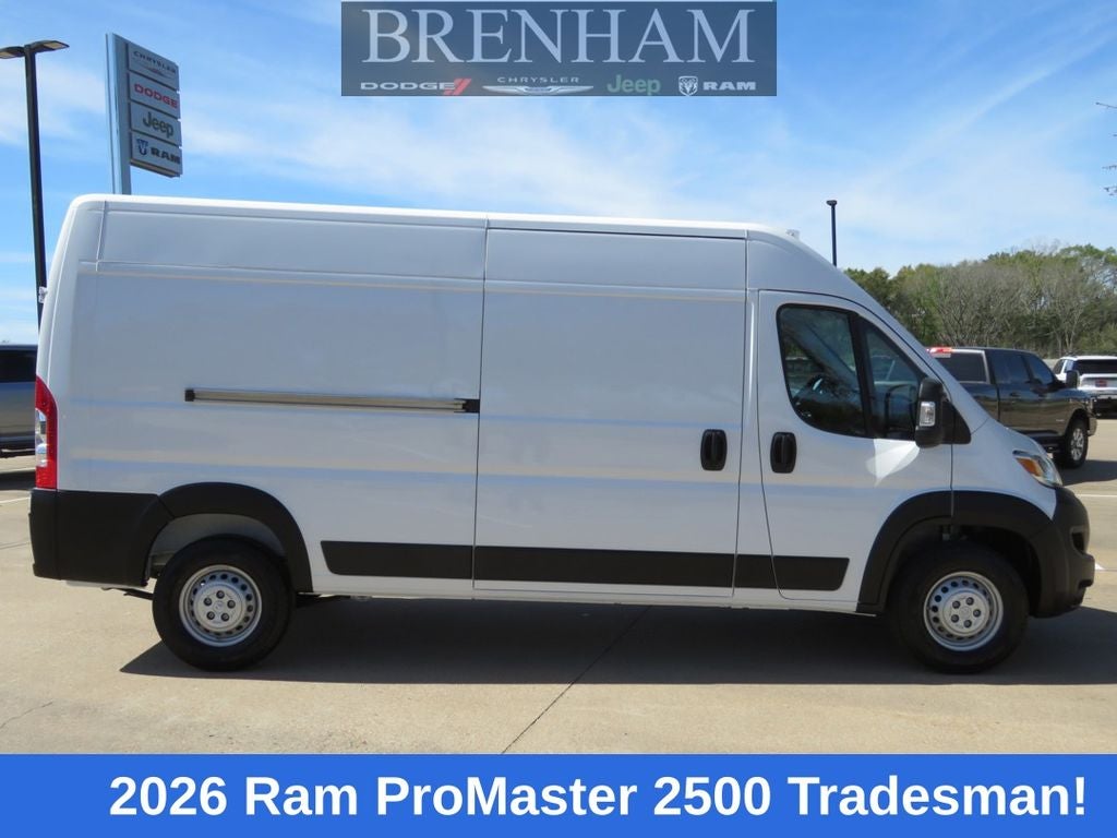 2026 RAM Ram ProMaster RAM PROMASTER 2500 TRADESMAN CARGO VAN HIGH ROOF 159' WB