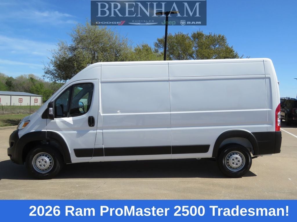 2026 RAM Ram ProMaster RAM PROMASTER 2500 TRADESMAN CARGO VAN HIGH ROOF 159' WB