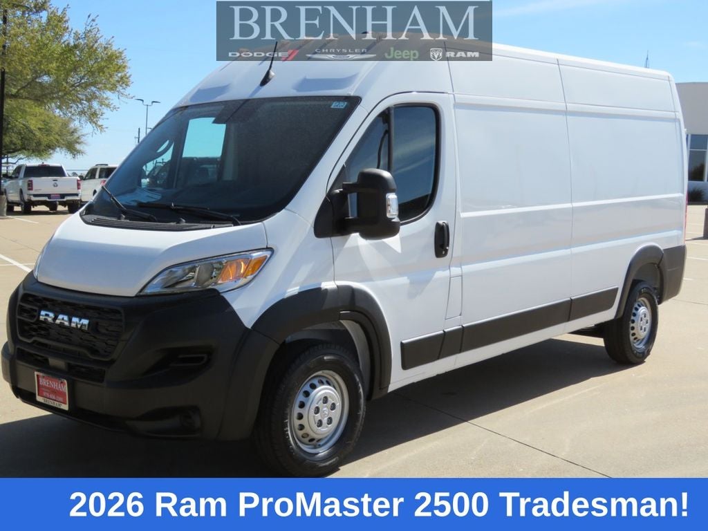 2026 RAM Ram ProMaster RAM PROMASTER 2500 TRADESMAN CARGO VAN HIGH ROOF 159' WB