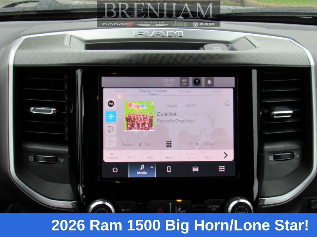2026 RAM Ram 1500 RAM 1500 LONE STAR CREW CAB 4X2 5'7' BOX