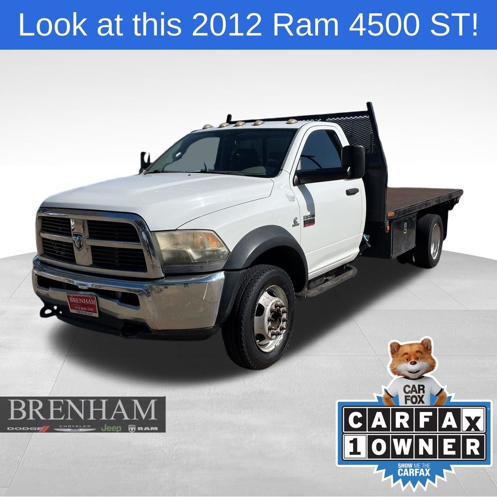 2012 RAM 4500 Chassis ST/SLT