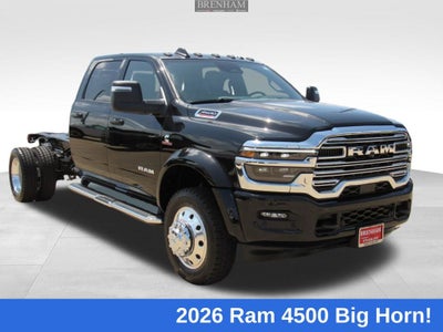 2026 RAM 4500 Chassis RAM 4500 BIG HORN CHASSIS CREW CAB 4X4 60' CA