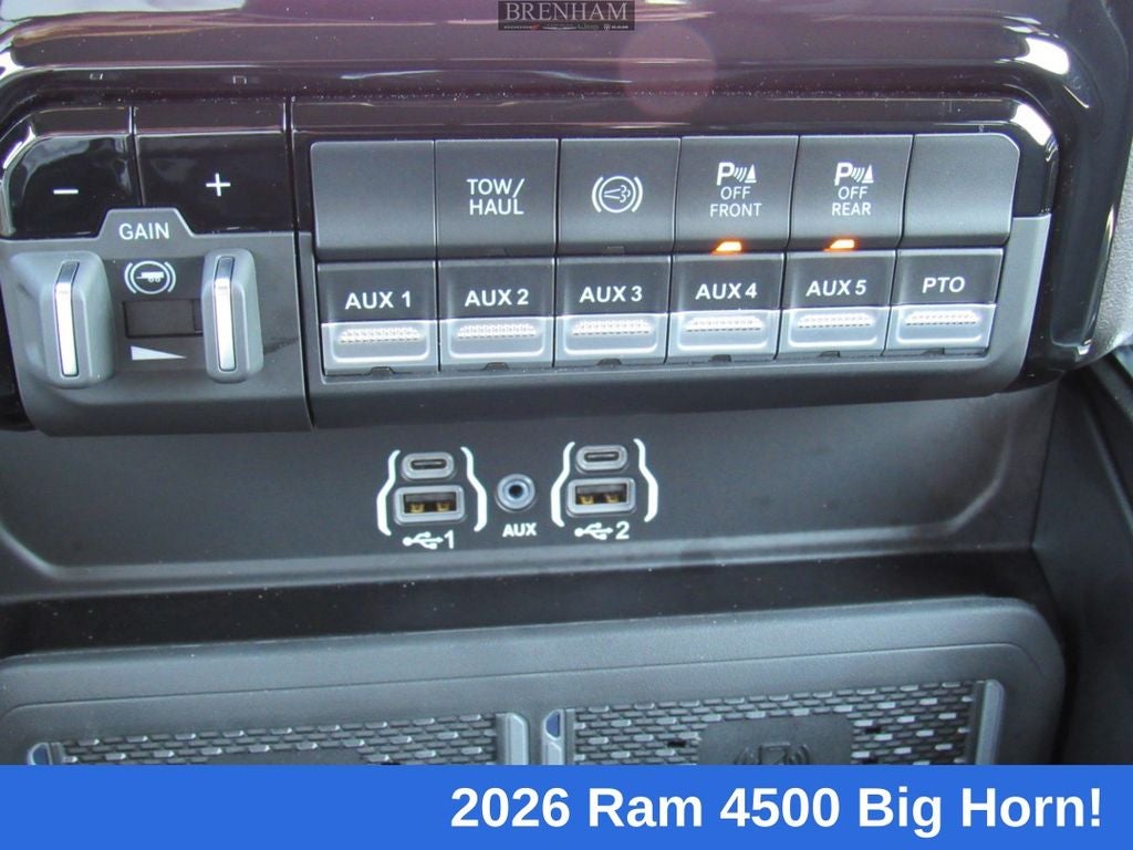 2026 RAM 4500 Chassis RAM 4500 BIG HORN CHASSIS CREW CAB 4X4 60' CA