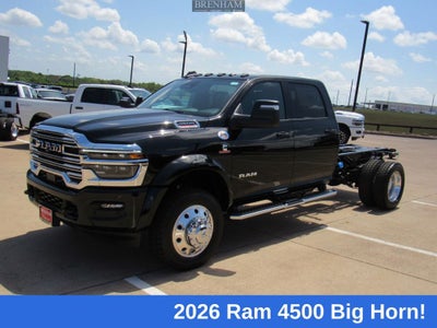 2026 RAM 4500 Chassis RAM 4500 BIG HORN CHASSIS CREW CAB 4X4 60' CA