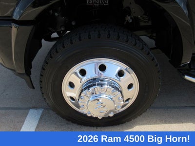 2026 RAM 4500 Chassis RAM 4500 BIG HORN CHASSIS CREW CAB 4X4 60' CA