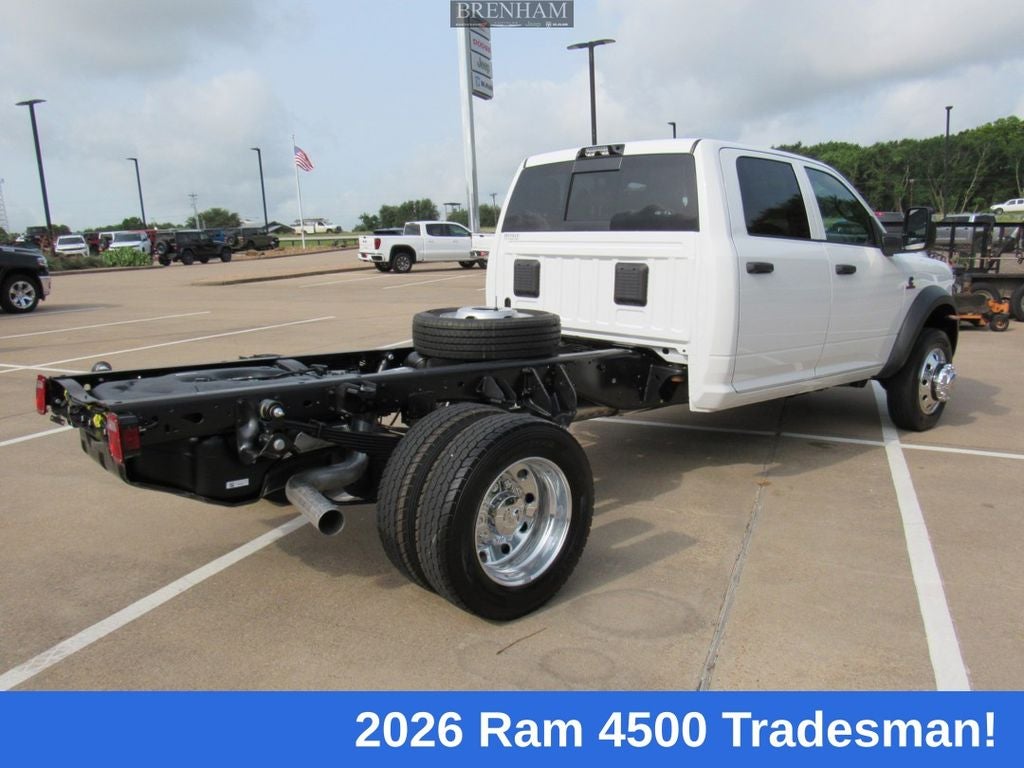 2026 RAM Ram 4500 Chassis Cab RAM 4500 TRADESMAN CHASSIS CREW CAB 4X4 60' CA