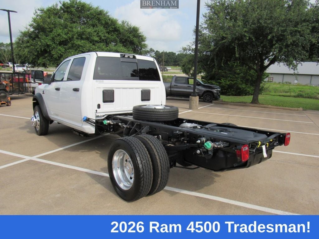 2026 RAM Ram 4500 Chassis Cab RAM 4500 TRADESMAN CHASSIS CREW CAB 4X4 60' CA